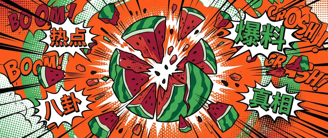求黄址 今日头瓜爆炸漫画横幅